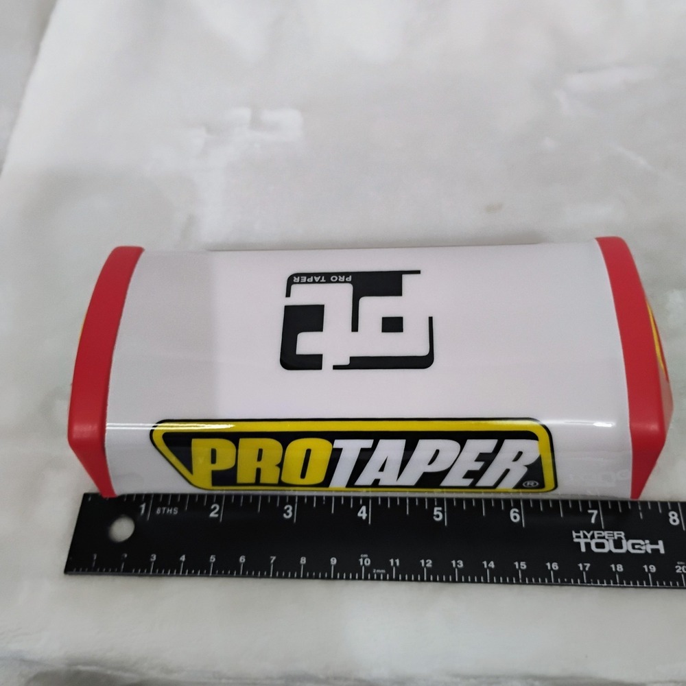 ProTaper 2.0 Square Handlebar Bar Pad White Yellow Red Fits 1-1/8" Fat Bar NEW - Picture 4 of 6